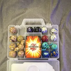 Bakugan Battle Brawlers Storage Case with Multiple Balls and Cards Lot - Image 2