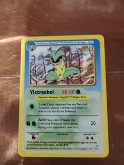 Victreebel Funskool 2004 Nintendo Pokemon Card Red/Blue Back Creatures Tokyo - Image 1