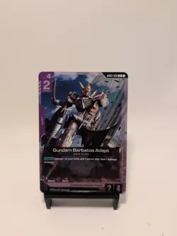 GUNDAM CARD GAME GD03-056 GUNDAM BARBATOS ADAPT (R) FOIL CARD - STEEL REQUIEM - Image 1