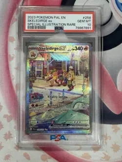 2023 Pokemon Paldea Evolved SKELEDIRGE ex 258/193 PSA 10 GEM MT - Image 3