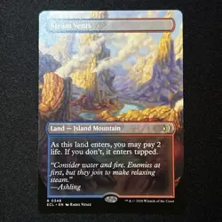 MTG - Steam Vents (Borderless) - Lorwyn Eclipsed NM/M Condition - Image 1