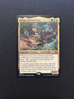 Helga, Skittish Seer Bloomburrow Regular - Image 1