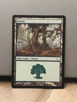 MtG Magic the Gathering Forest Arena League Promo 2005 - Image 1