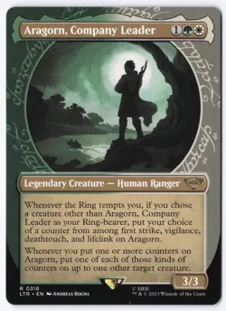 Aragorn, Company Leader (Showcase) R Universes Beyond: The Lord of the Rings: Ta - Image 1