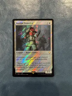 1x Bastion Protector, Surge Foil, Final Fantasy, Magic MTG NM - Image 1