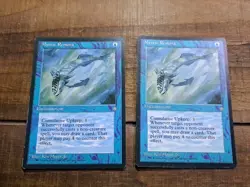 Magic the Gathering - Ice Age Mystic Remora 1995 87 Common X2 - Image 1