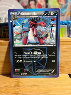 KROOKODILE (Team Plasma) 70/116 B&W Plasma Freeze Pokemon TCG Lightly Played - Image 1