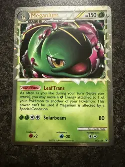 Meganium HGSS08 Promo Rare Holo Pokemon Card - Image 1