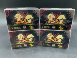 Lot of (4) 2025 Anaheim World Championships Pokemon Center Arcanine Sealed - Image 1