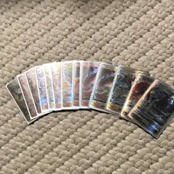 Pokemon TCG GX lot Umbreon, Weavile, Lycanroc, Buzzwole, Lucario etc. - Image 1