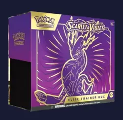 Pokemon TCG: Scarlet & Violet MIRAIDON ELITE TRAINER BOX 9 Packs SV01 - Image 1