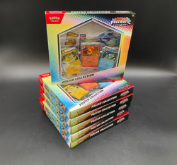 Lot of (6) Pokemon Prismatic Evolutions Poster Collection Boxes Sealed - Image 1