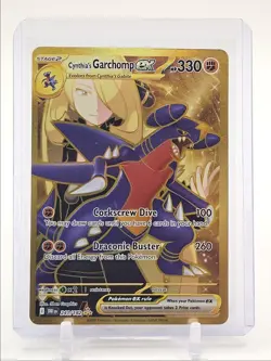 CYNTHIA'S GARCHOMP EX 2025 POKEMON DESTINED HYPER RARE 241/182 Q3687 - Image 1