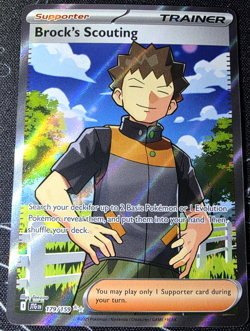 Pokemon TCG - Brocks Scouting 179/159 - Journey Together NM Illustration Rare - Image 1