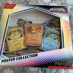 Six (6) Pokemon TCG Scarlet & Violet Prismatic Evolutions Poster Collection Box - Image 2