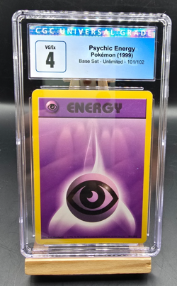 1999 Pokemon Base Set Psychic Energy CGC 4 - Image 1
