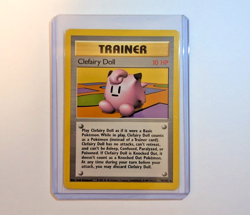 Vintage Rare Trainer - Clefairy Doll (Pokemon Base Set - 1999) (LP) - Image 1