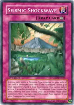 Seismic Shockwave - SD09-EN031 - Common - 1st Edition - Lightly Played - Image 1