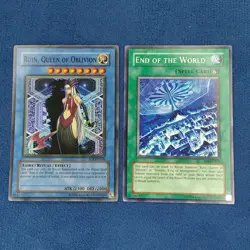 Yugioh Ruin, Queen of Oblivion SOI-EN034 + End Of The World SOI-EN046 - Image 1