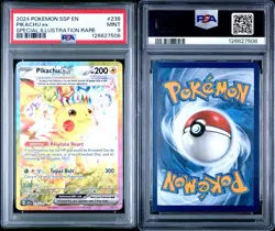 Pokemon Pikachu EX Surging Sparks SIR 238/191 PSA 9 Mint English - Image 3