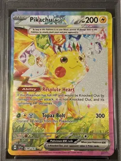 Pikachu EX 238/191 Pokemon Surging Sparks Illustration Rare SIR Psa 9 Mint - Image 2