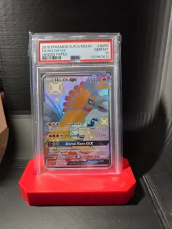 Pokemon TCG Ho-Oh GX SV50/SV94 Hidden Fates Shiny Holo PSA 10 Gem Mint - Image 1