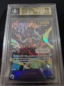 One Piece Kaido Treasure Cup OP01-094 Promo Top 8 English Graded 10 PSA - Image 1