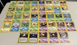 Pokemon Neo Discovery Lot of 37 Cards WOTC 2000 Vintage No Doubles & No Holos - Image 1