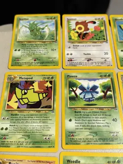 Pokemon Neo Discovery Lot of 37 Cards WOTC 2000 Vintage No Doubles & No Holos - Image 2