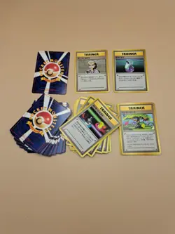 Lot of 37 Vintage Japanese Pokemon Pocket Monster Trainer Gym Heroes Cards LP MP - Image 1