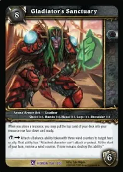 Gladiator's Sanctuary - Fields of Honor - World of Warcraft TCG - Image 1