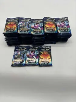 Lot of (94) Disney Lorcana Whispers In The Well Booster Packs - Image 1