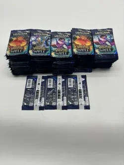 Lot of (94) Disney Lorcana Whispers In The Well Booster Packs - Image 2