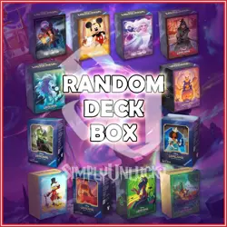 Disney Lorcana TCG: RANDOM DECK BOX FROM SEALED PRODUCTS MICKEY ELSA SCAR🔥 - Image 1