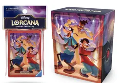 BRAND NEW Disney Lorcana Fabled Deckbox and sleeves Goof Troop GOOFY - Image 1