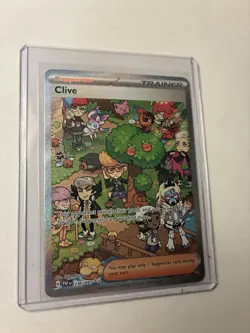 Pokemon TCG Clive Paldean Fates Holo Card 236/091 SIR Paldean Fates NM - Image 1