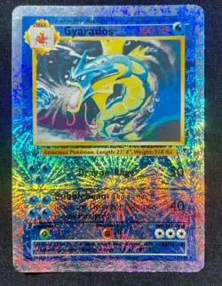 POKEMON CARD GYARADOS REVERSE HOLO (LEGENDARY COLLECTION 12/110) LP - Image 1