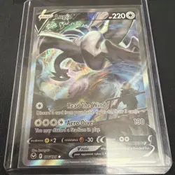 Pokemon TCG Lugia v Alt Art 186/195 Silver Tempest Card, Near Mint Condition - Image 1