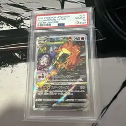PSA 10 GEM MINT Charizard VSTAR 212/172 SAR VStar Universe Japanese Pokemon Card - Image 1