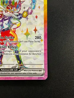 Cinderace ex 157/142 - Sv07: Stellar Crown Holo Full Art Pokemon TCG Card NM - Image 3