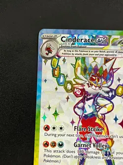 Cinderace ex 157/142 - Sv07: Stellar Crown Holo Full Art Pokemon TCG Card NM - Image 5