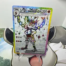 Pokemon Stellar Crown Cinderace EX Full Art 157/142 Cards TCG Mint/NM - Image 1