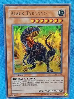 YuGiOh Cards - Black Tyranno - IOC-075 - Damaged/Lightly Played - Image 1