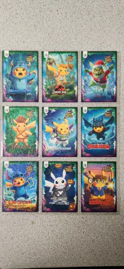 Lot of 2 Packs ~ Pikachu Cosplay Pokemon Card Pack - Image 5