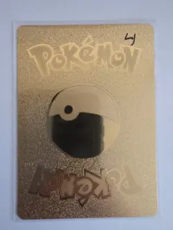 Pokemon Snorlax VMAX 340hp Gold Foil Fan Art Collector Card TCG - Image 2