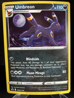 Umbreon SWSH129 SWSH: Sword & Shield Promo Cards Holo - NM - Image 1