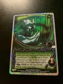 Yu Yu Hakusho TCG CCG Sorrow S18 Lined Foil 1st Edition Gateway Card - Image 1