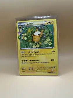 Raichu RC9/RC32 NM XY Generations Radiant Collection Pokemon Card Flowers Spring - Image 1