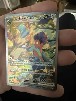 Hop's Zacian ex 186 Pokemon Journey Together Special Illustration Rare Card NM+ - Image 2