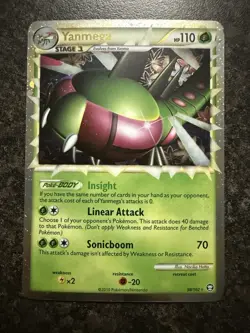 Yanmega Prime 98/102 Holo Pokemon TCG Card Triumphant Series - Image 1